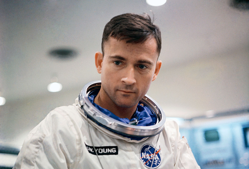 Young in 1963 during Gemini 3 (NASA)